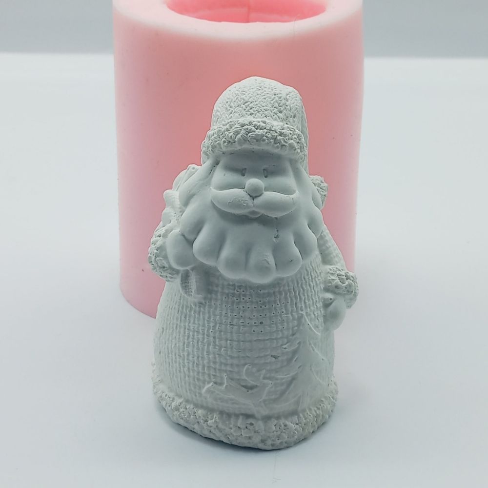 Desenli Noel Baba Silikon Kalıp - K6946